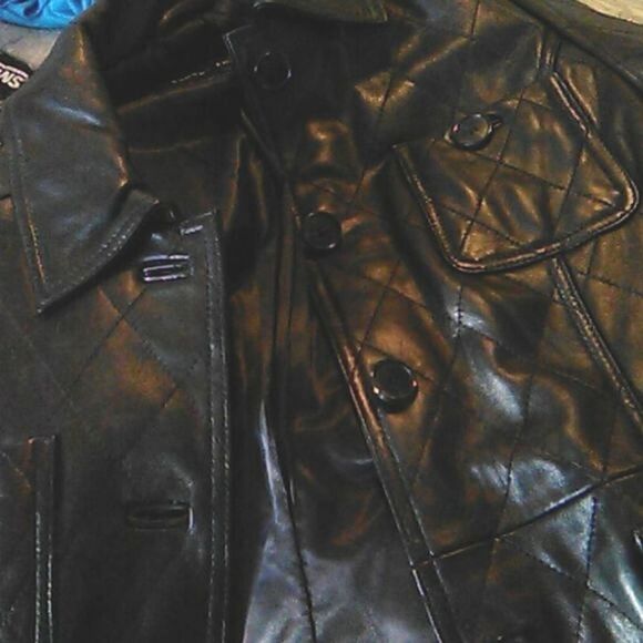 Robert Phillipe Lambskin Black Leather Jacket - Picture 14 of 14